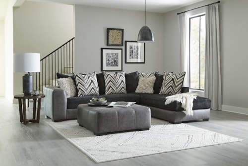 Contemporary Sectional with Chaise