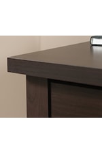Sauder Summit Station Contemporary Single Pedestal Desk with File Drawer