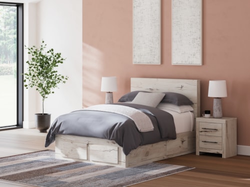 Full Panel Storage Bed