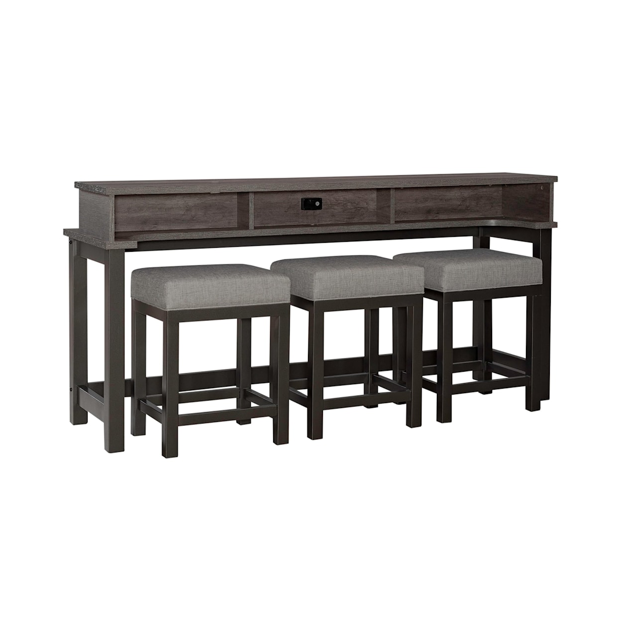 Liberty Furniture Tanners Creek 4-Piece Console Bar Table Set