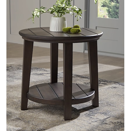 Round End Table