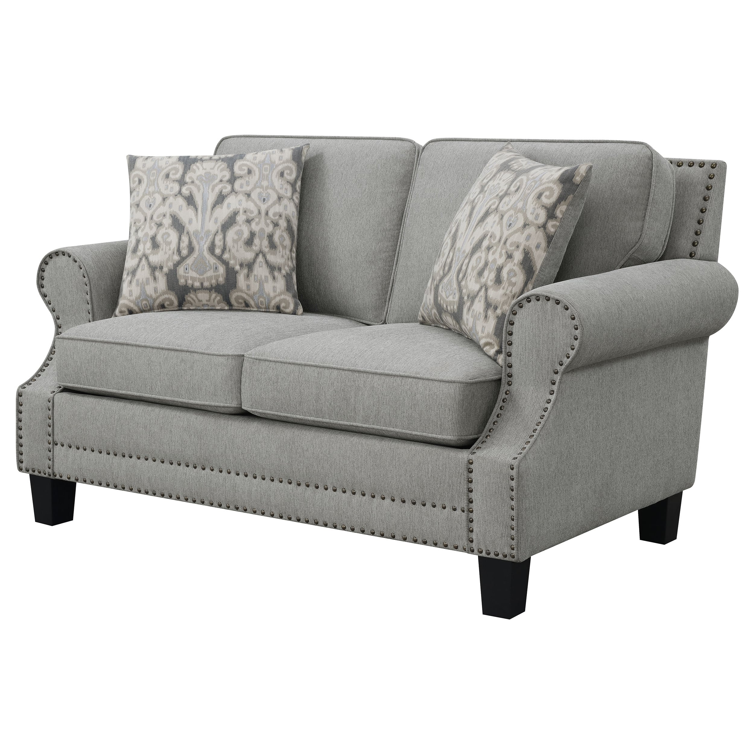 Sheldon Rolled Arm Loveseat