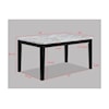 CM Pascal Dining Table with Faux Marble Top