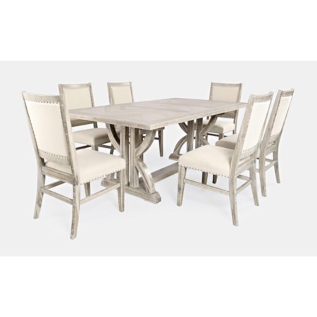 7-Piece Dining Table and Chair Set