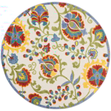 5'3" Round  Rug