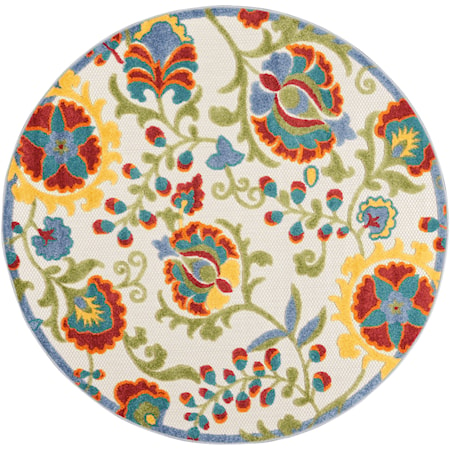 5'3" Round  Rug