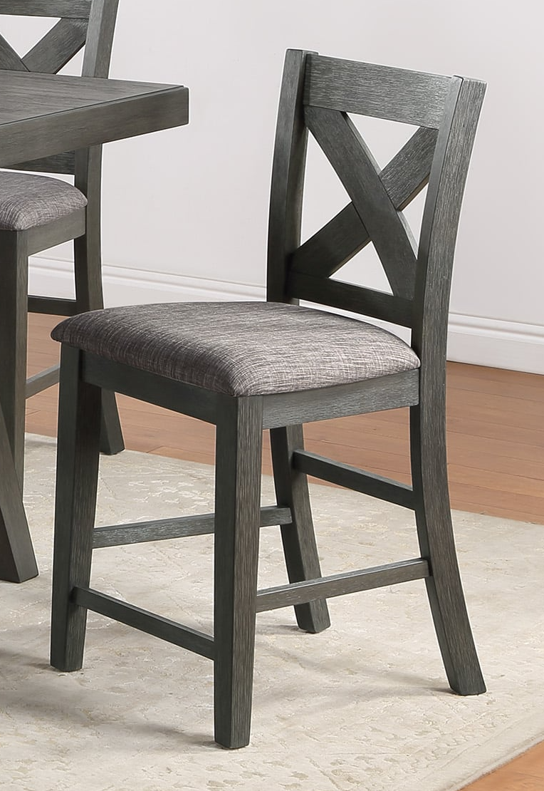 Crown Mark Rufus 2718S24 Transitional CounterHeight Dining Stool Wayside Furniture