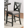 Crown Mark Rufus Counter-Height Dining Stool