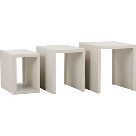 Contemporary 3-Piece Occasional Set with End Tables