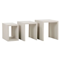 Contemporary 3-Piece Occasional Set with End Tables