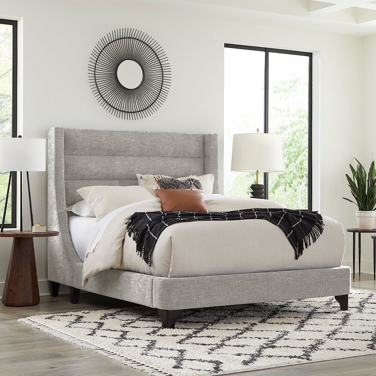 Parker Living Jacob - Luxe Light Grey Queen Bed