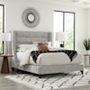 Parker Living Jacob - Luxe Light Grey Queen Bed