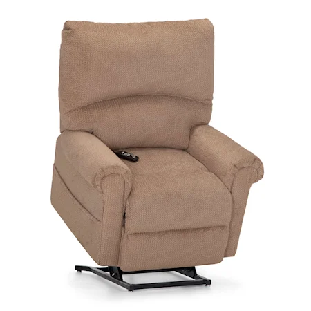 Casual Power Reclining Lift Chair with Remote