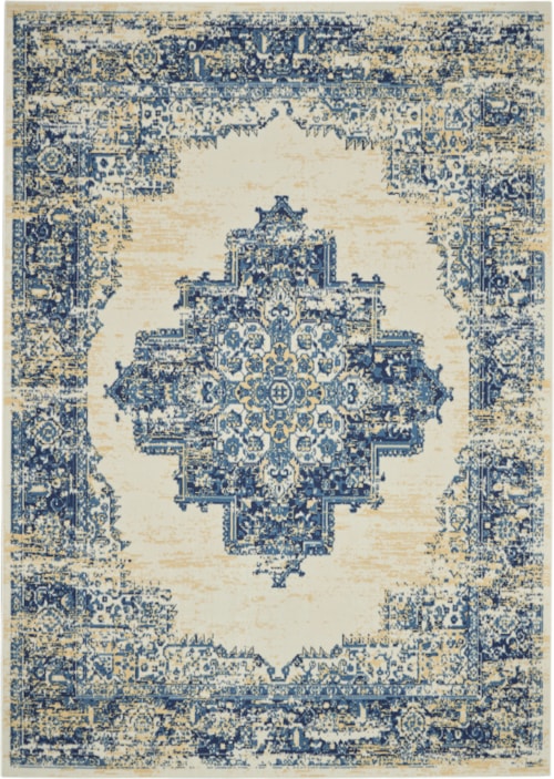 8'6" x 12' White Rectangle Rug