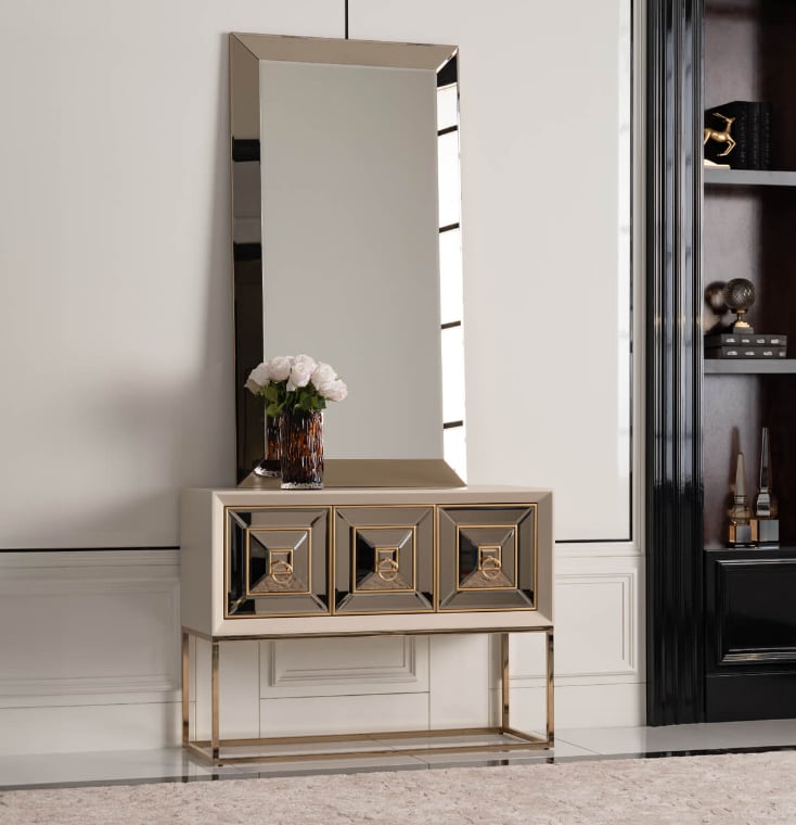 Michael Amini Madison Rectangular Wall Mirror