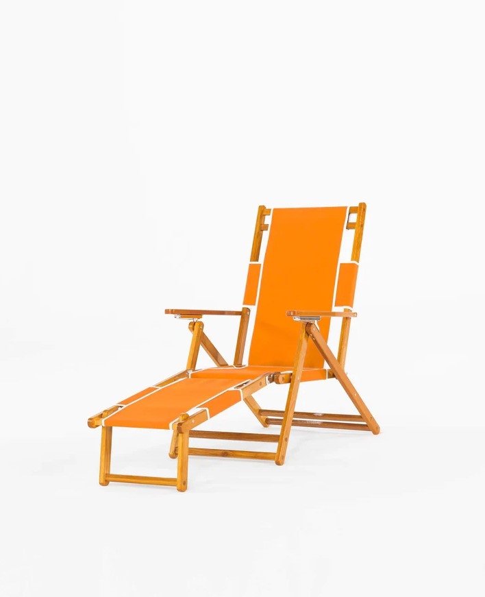Oakwood Beach Lounger w/Detachable Footrest
