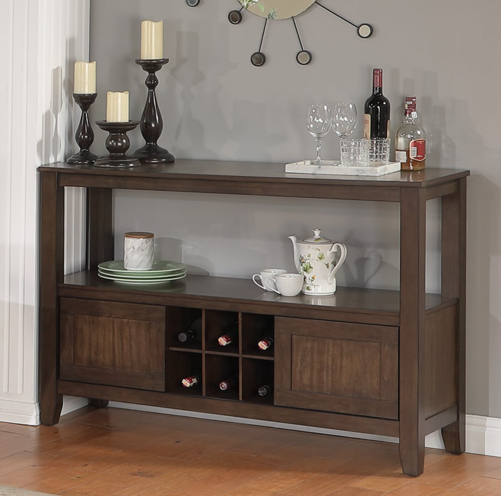 Crown Mark Tarin 2145SB Transitional Sideboard with Wine Bottle