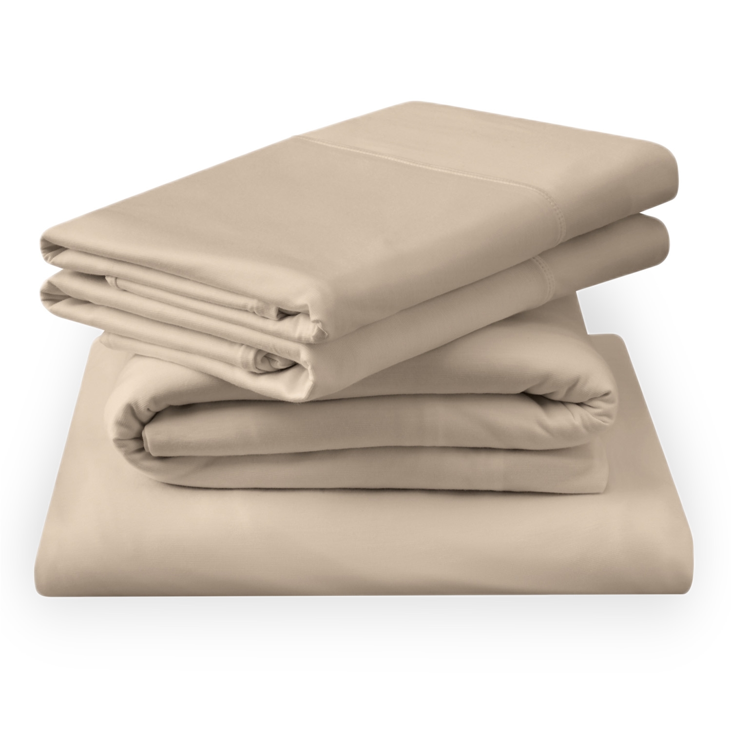 NEW TEMPUR-PEDIC Pima Cotton Egg Shell Sheet Set, Split King 2024