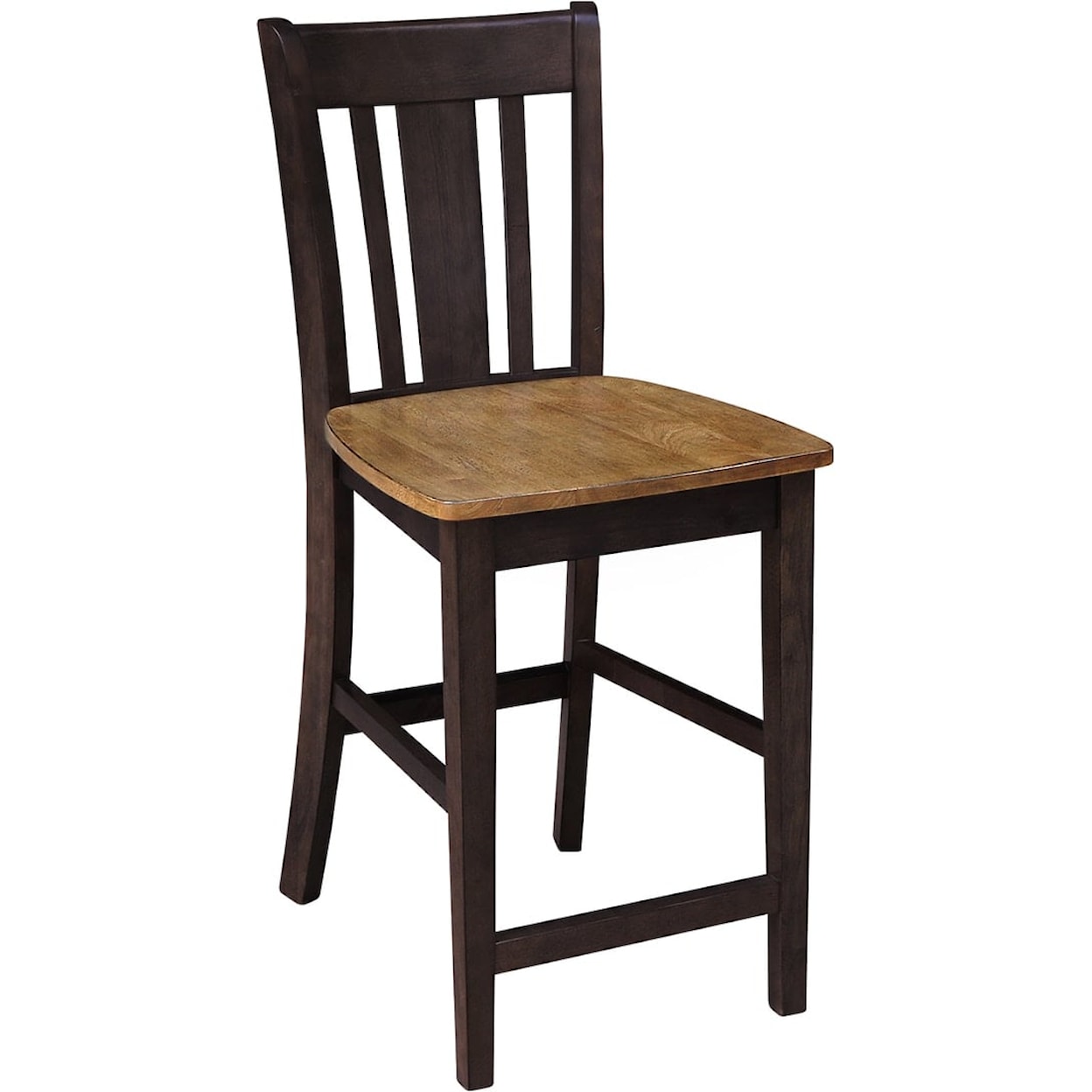 John Thomas Dining Essentials San Remo Chair in Hickory / Coal