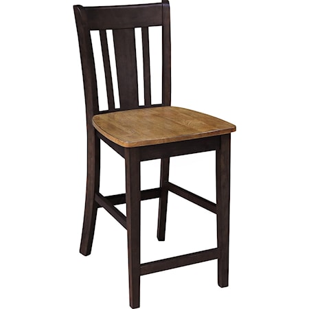 San Remo Chair in Hickory / Coal