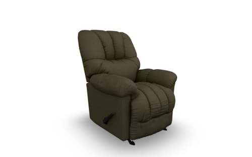 McGinnis Casual Swivel Glider Recliner with Plush Upholstered Arms