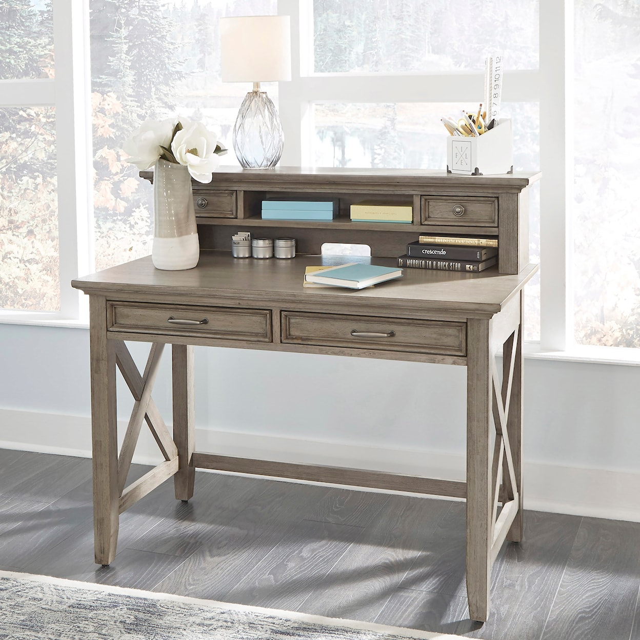 homestyles Mountain Lodge Desk & Hutch