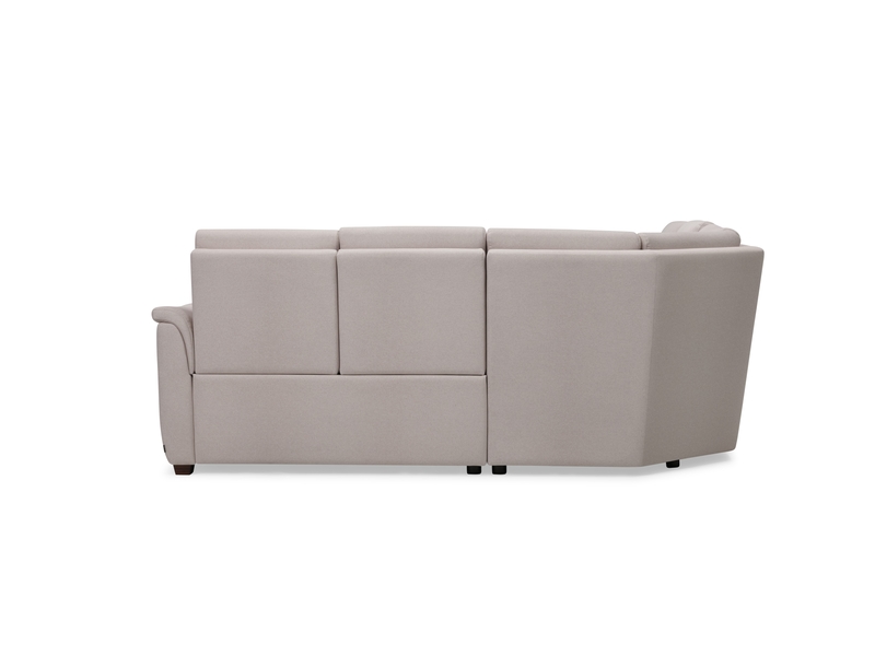 Palliser Oxford 4-Seat Corner Curve Oxford Console Sectional