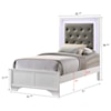 Crown Mark Lyssa Upholstered Twin Bed