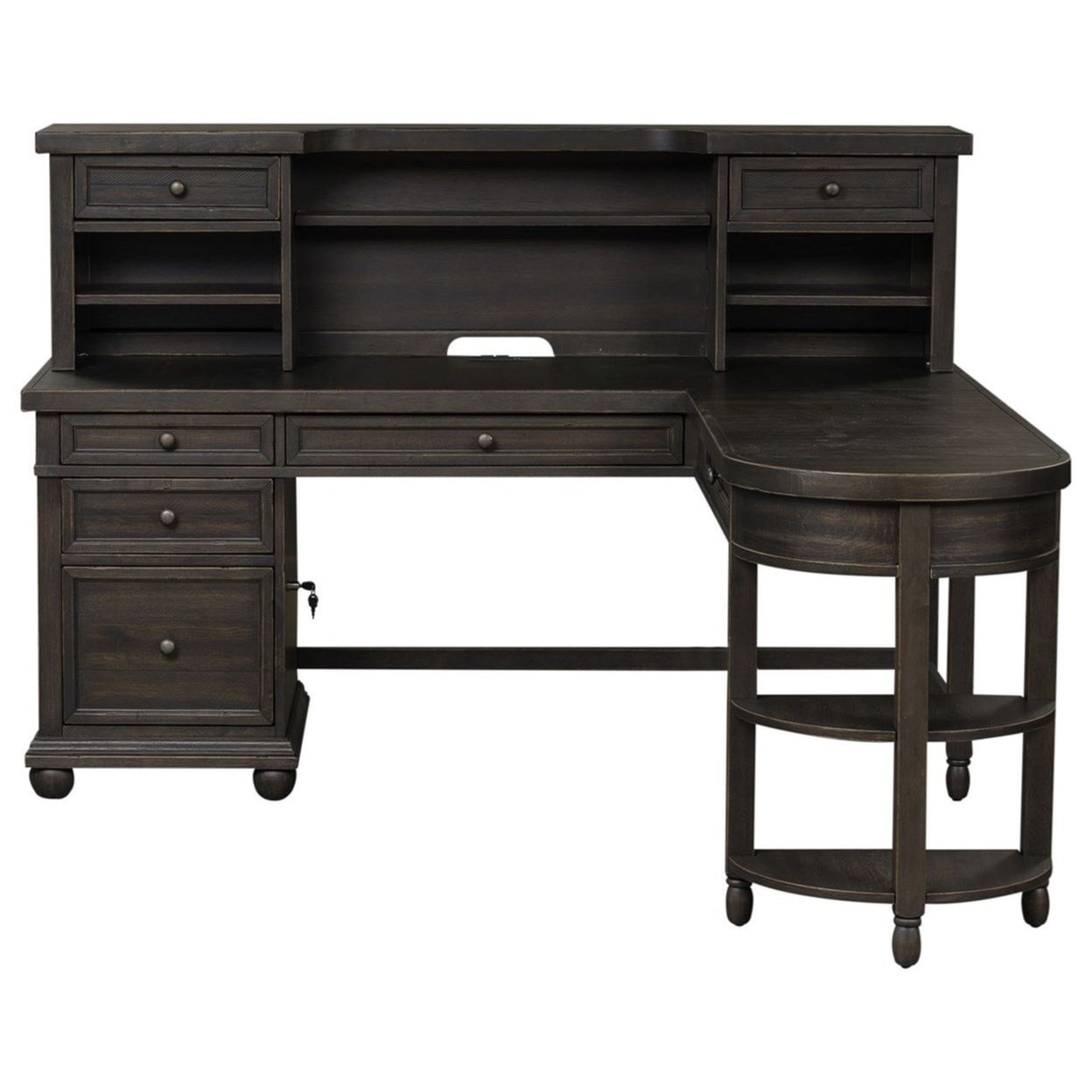 Liberty Furniture Harvest Home L-Shaped Desk Set