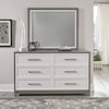 Liberty Furniture Palmetto Heights 6-Drawer Dresser and Mirror Set