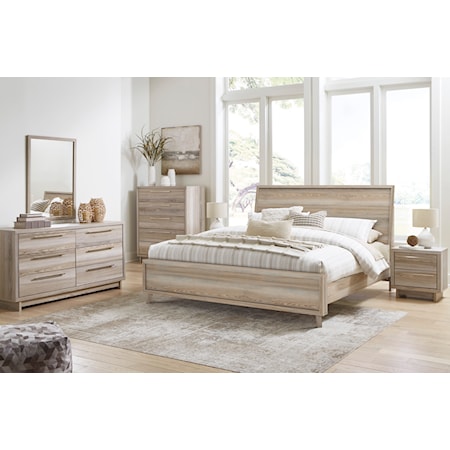 King Panel Bed