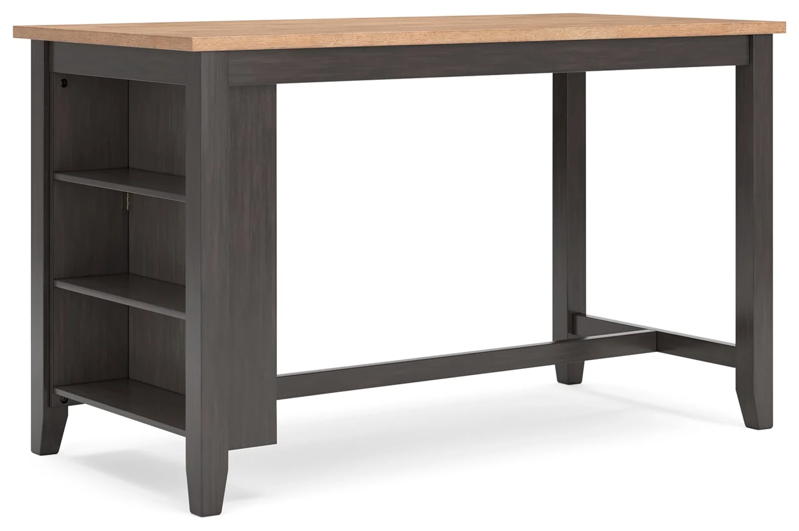 Signature Design By Ashley Gesthaven D396 13 Casual 3 Shelf Counter Height Table With Open 7588