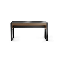 Contemporary Desk with Built-In Keyboard Drawer
