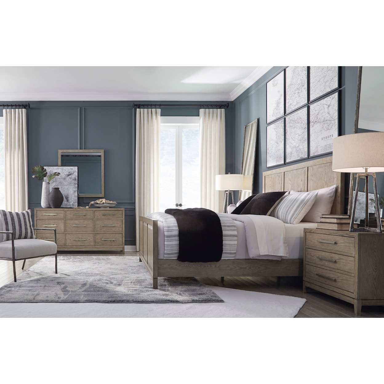 Ashley Signature Design Chrestner King Panel Bed