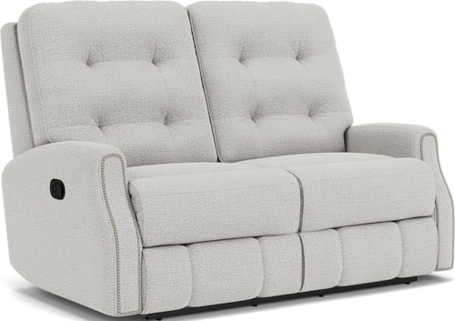 Button Tufted Manual Reclining Loveseat