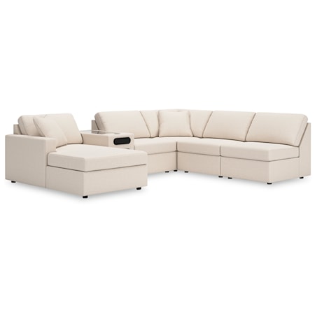 6-Piece Sectional With Chaise