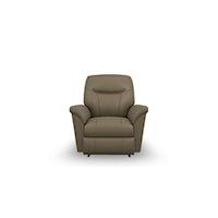 Casual Power Space Saver Recliner with Power Headrest