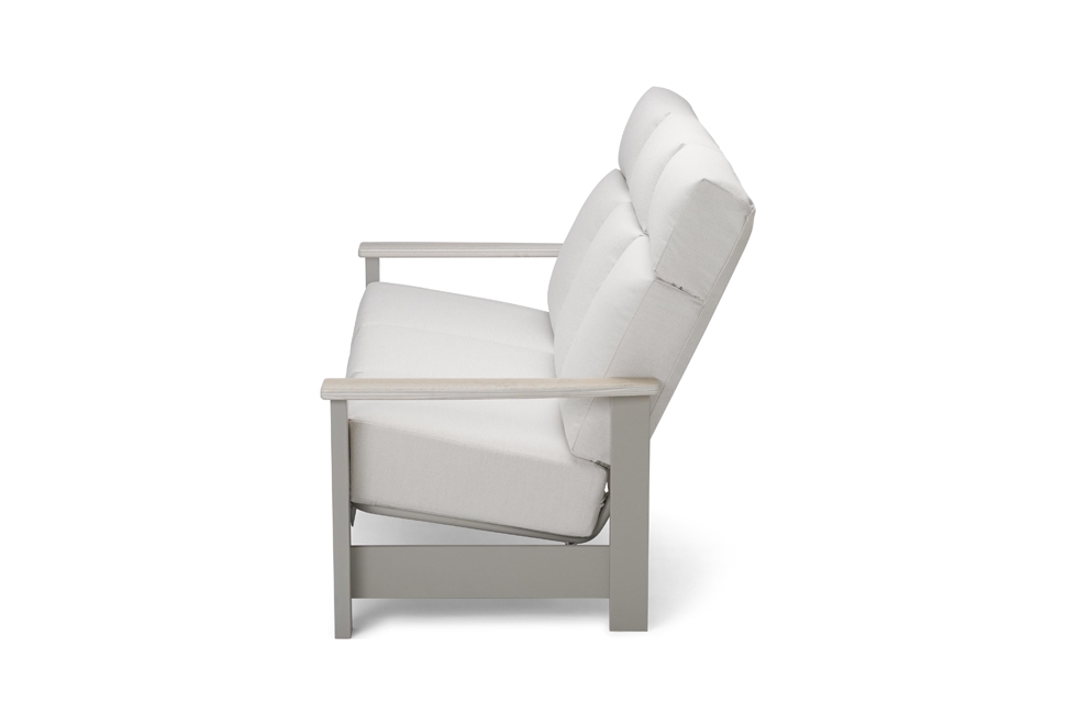 Telescope Leeward Supreme Three-Seat Sofa w/Rustic Arms