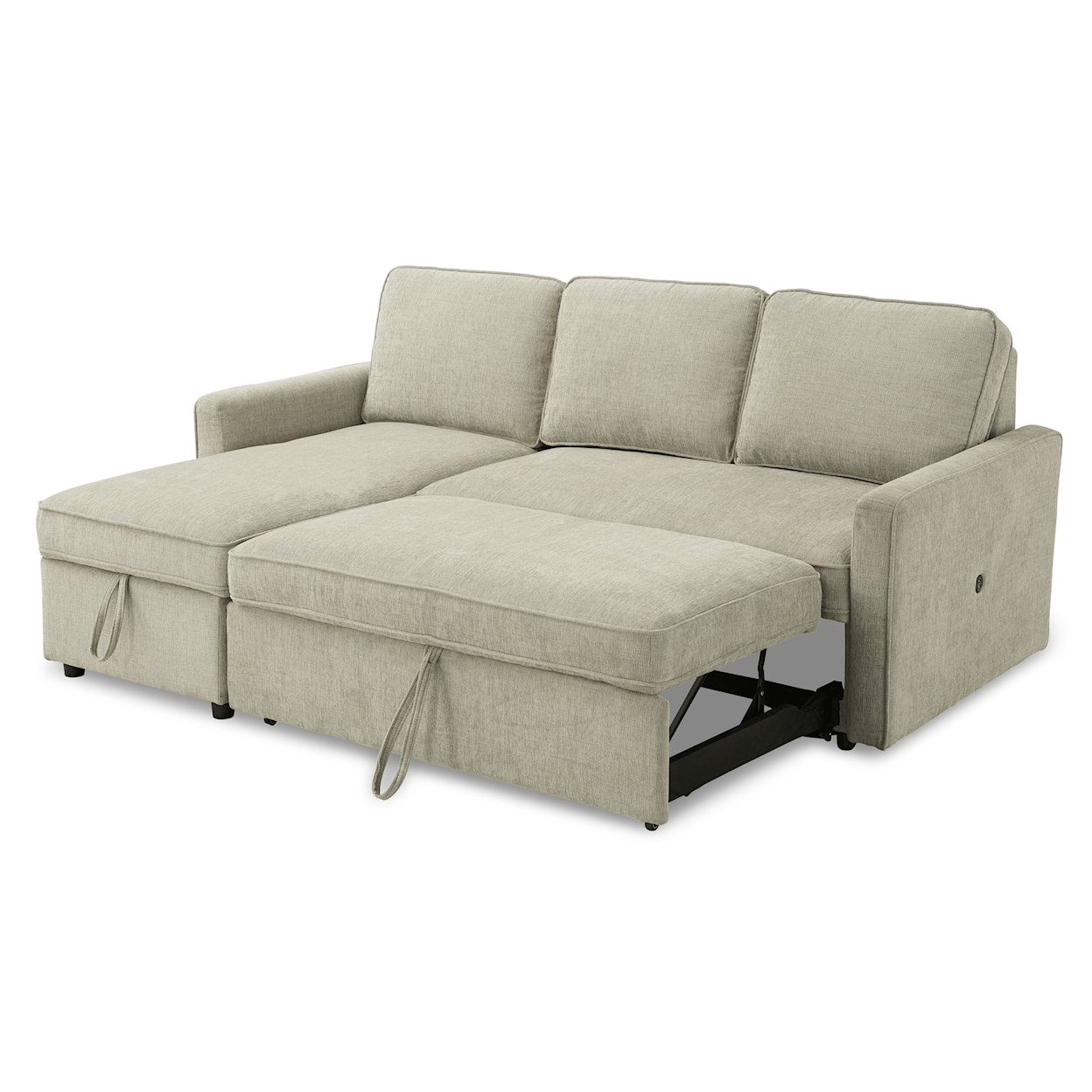 Ashley Signature Design Kerle 2-Piece Sectional with Pop Up Bed