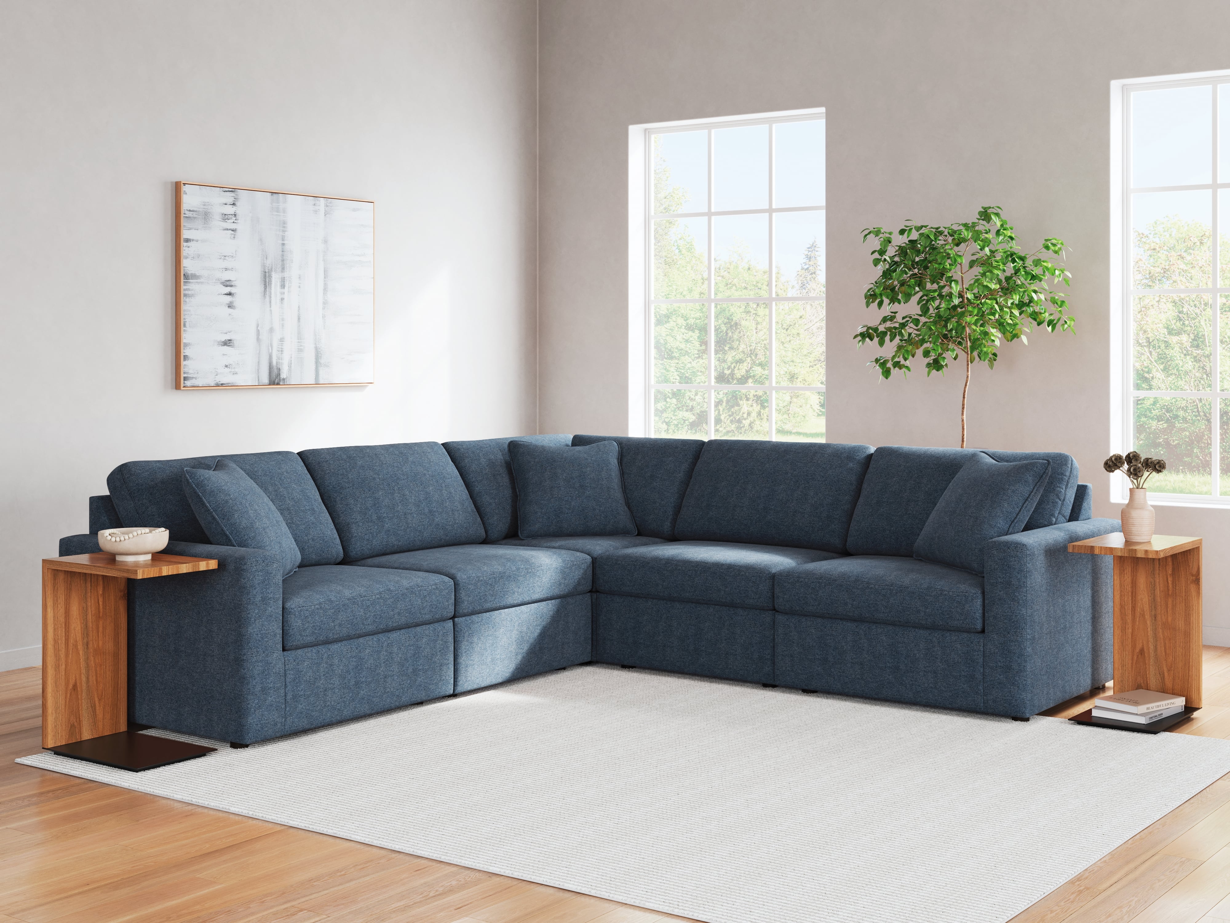 Signature Design by Ashley Modmax 5-Piece Sectional And Ottoman