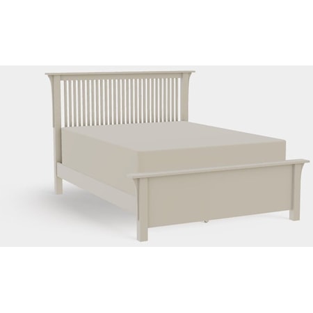 American Craftsman Queen Spindle Bed with Low Footboard