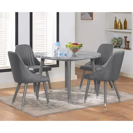 Contemporary 5-Piece Dining Set