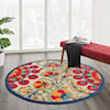 Nourison Aloha 5'3" Round  Rug