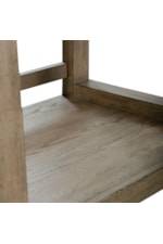 Liberty Furniture Americana Farmhouse Transitional 5-Shelf Leaning Pier Bookcase