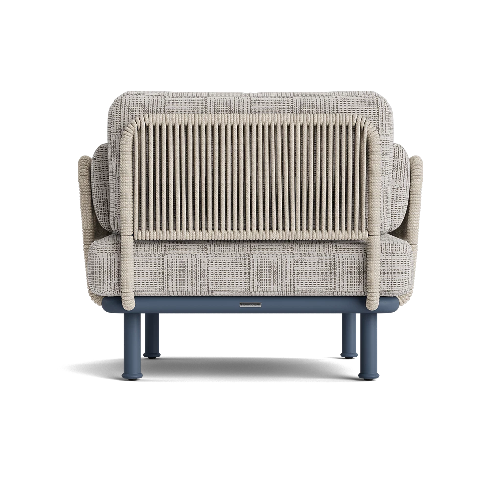 Brown Jordan Trentino 3-pc. Conversation Set w/Rope Accent