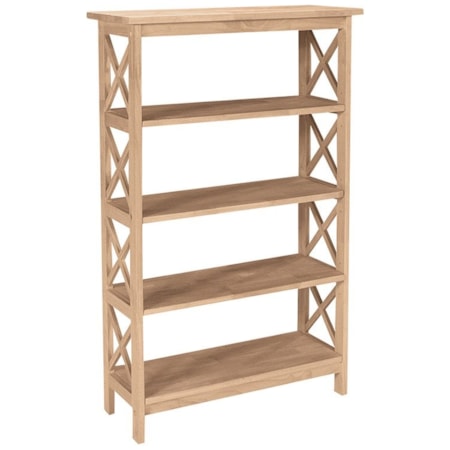 48" X-Sided Bookcase