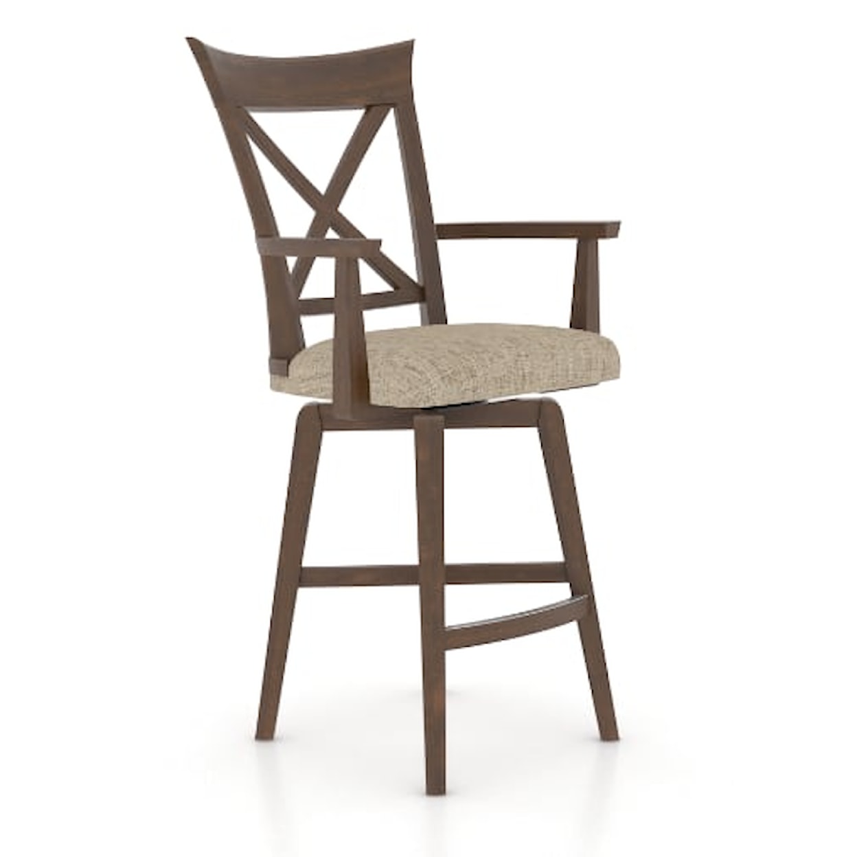 Canadel Canadel Swivel Stool with Arms