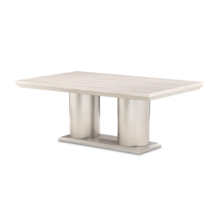 77" Rect. Double-Pedestal Ext. Dining Table