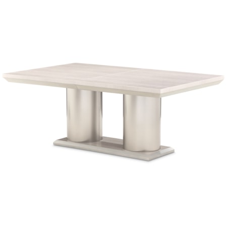 77" Rect. Double-Pedestal Ext. Dining Table