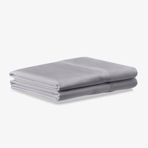 Queen Tempur Luxe Egyptian Cotton Pillowcase Set Cool Gray Linens